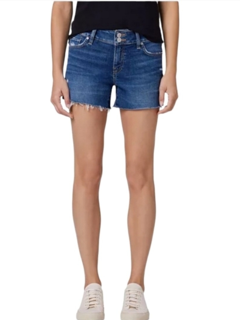 HUDSON Croxley Mid Thigh Cut Off Shorts Sz 31